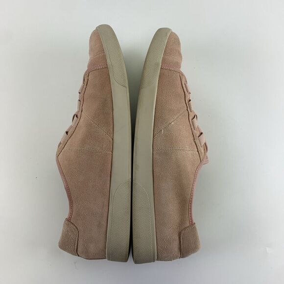 Vionic Jean Suede Sneaker Slip On Pink Comfort Leather No Lace Up Womens 8.5 - Picture 12 of 13